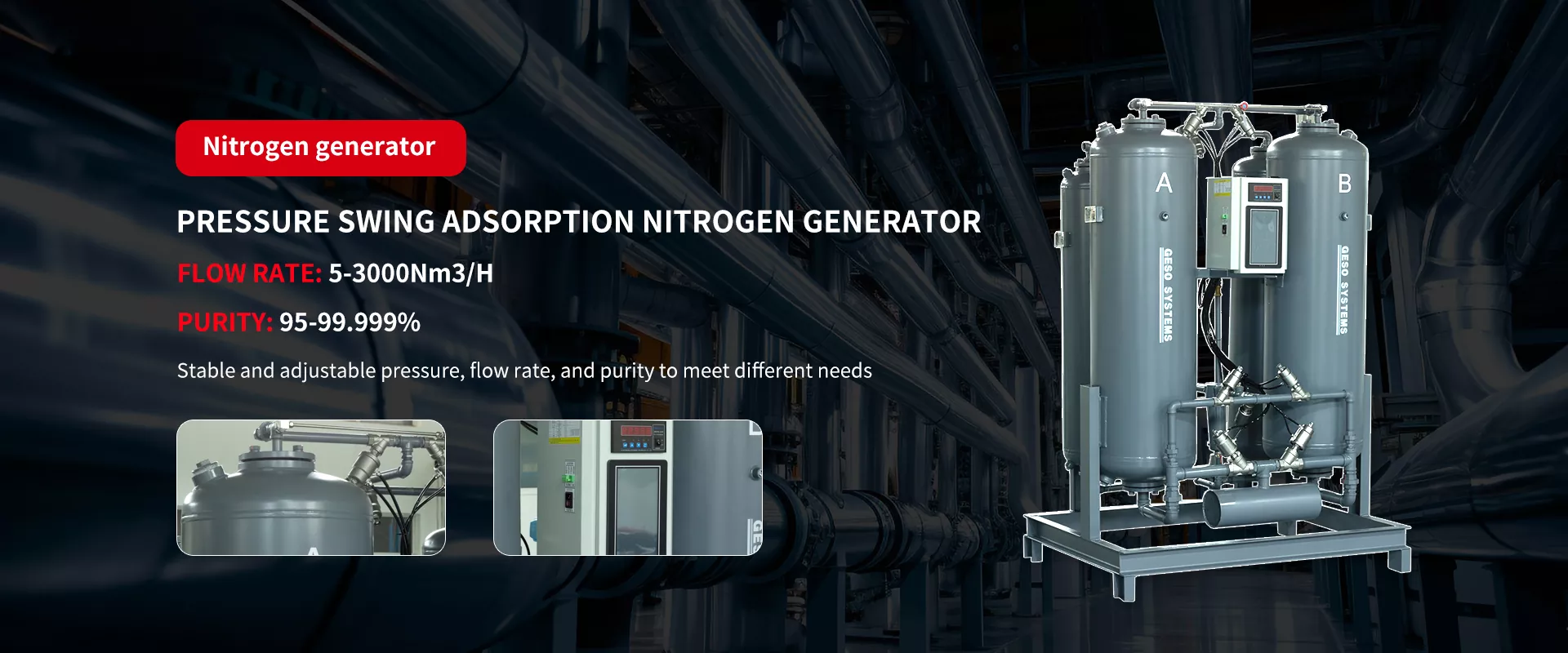 Fábrica de compressores de ar de parafuso com injeção de óleo na China