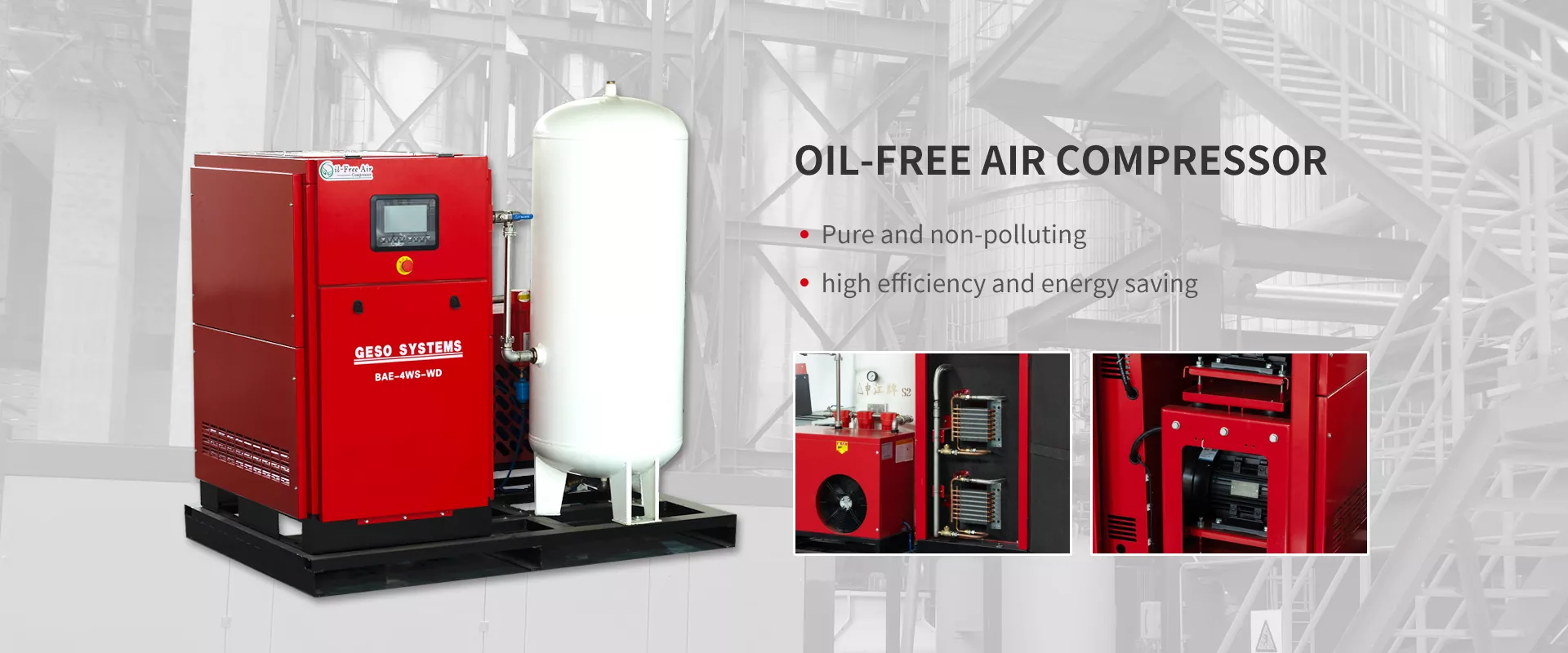 Fabricante de compressor de ar na China
