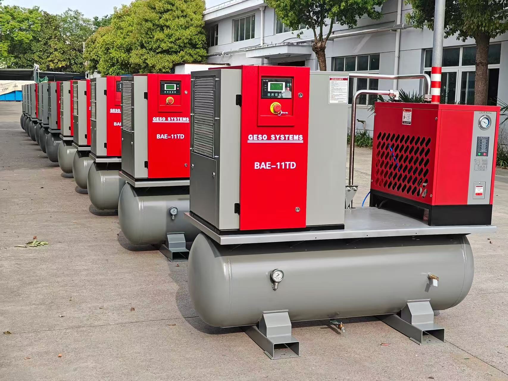 Aplicações e vantagens dos compressores de ar de parafuso integrados na indústria de embalagens